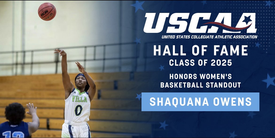 Villa Vikings (@villavikings) on Twitter photo Villa Maria College is proud to celebrate a monumental moment in program history as former Women’s Basketball standout Shaquana Owens has been officially inducted into the USCAA Hall of Fame! Villa Maria College is proud to celebrate a monumental moment in program history as former Women’s Basketball standout Shaquana Owens has been officially inducted into the USCAA Hall of Fame!