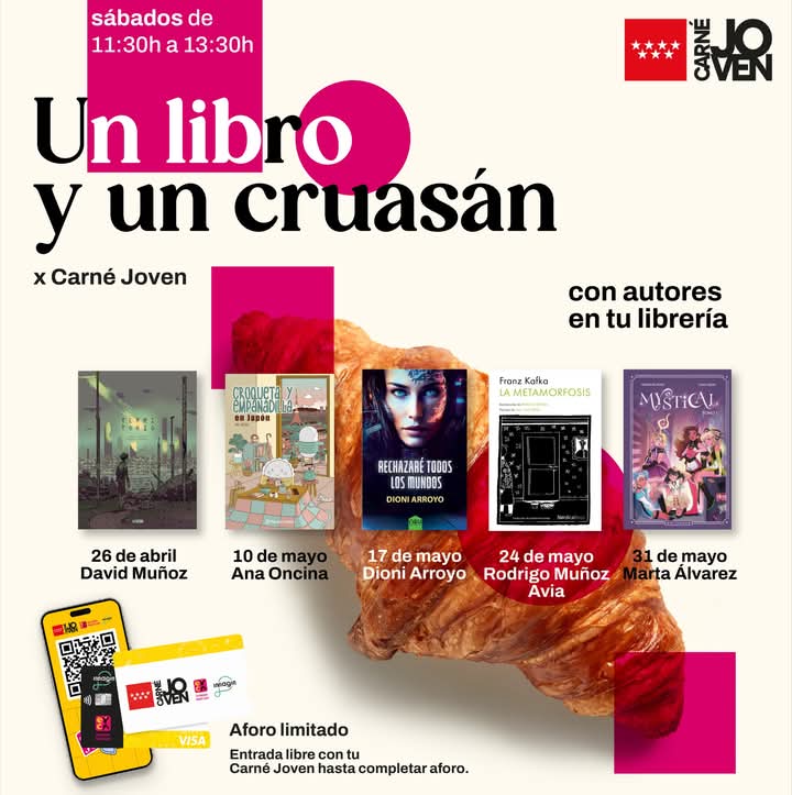 Interesantísima iniciativa cultural en #Madrid, en la que podré hablaros de #cienciaficcion , #IA y de mi novela Rechazaré todos los mundos, de <a href="/NouEditorial/">NOU Editorial</a> <a href="/nowevolution/">#Nowevolution</a> . En breve os daremos más información.