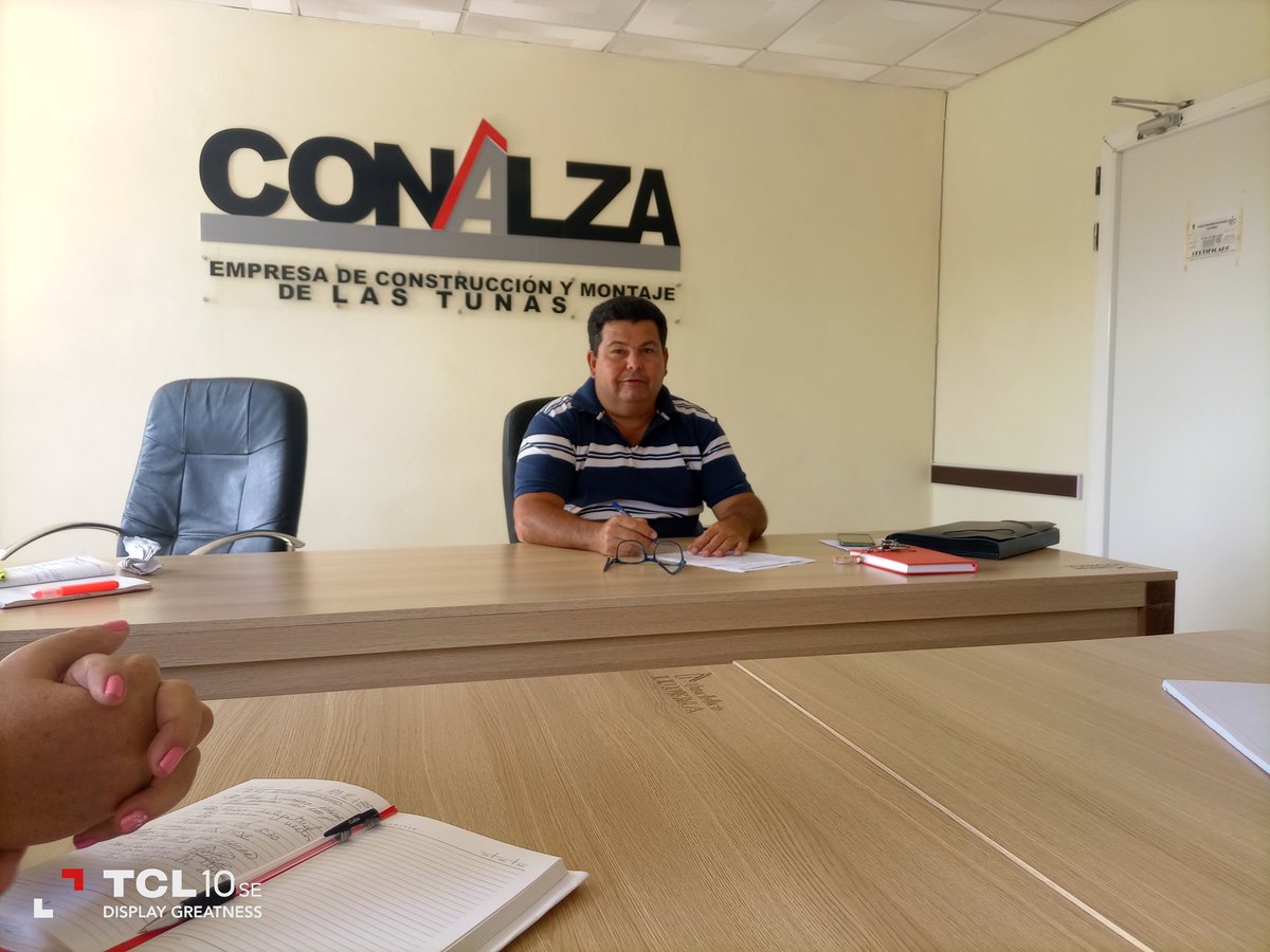 Maikel Cruz Ramírez (@maikelcruz1985) on Twitter photo En horas de la mañana de hoy se realiza en la Empresa de Construcción y Montaje las Tunas la Reunión de puntualización de las principales tareas y actividades de la semana para dar cumplimiento al Plan de Trabajo del mes.<a href="/ConalzaT/">ConAlza, Las Tunas</a>,<a href="/CubaCubacons/">Grupo Empresarial Construcción y Montaje</a>,@PorLasTunasLaVictoria. En horas de la mañana de hoy se realiza en la Empresa de Construcción y Montaje las Tunas la Reunión de puntualización de las principales tareas y actividades de la semana para dar cumplimiento al Plan de Trabajo del mes.<a href="/ConalzaT/">ConAlza, Las Tunas</a>,<a href="/CubaCubacons/">Grupo Empresarial Construcción y Montaje</a>,@PorLasTunasLaVictoria.