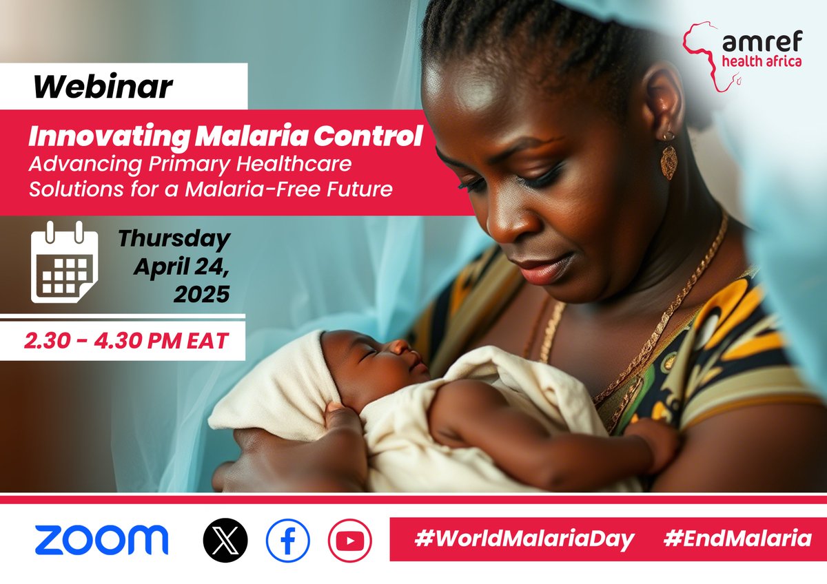 This #WorldMalariaDay2025, we’re spotlighting innovative solutions in the fight against #malaria in 🇰🇪.  Join our upcoming dialogue with experts from the <a href="/GlobalFund/">The Global Fund</a> <a href="/WHOAFRO/">WHO African Region</a> /<a href="/WHOKenya/">WHO Kenya</a> <a href="/DNMPKenya/">National Malaria Control Program - Kenya</a> <a href="/HomaBayCountyKE/">𝐇𝐨𝐦𝐚 𝐁𝐚𝐲 𝐂𝐨𝐮𝐧𝐭𝐲</a> <a href="/040County/">County Government of Busia 040</a> among others, as we explore how #PHC innovation is
