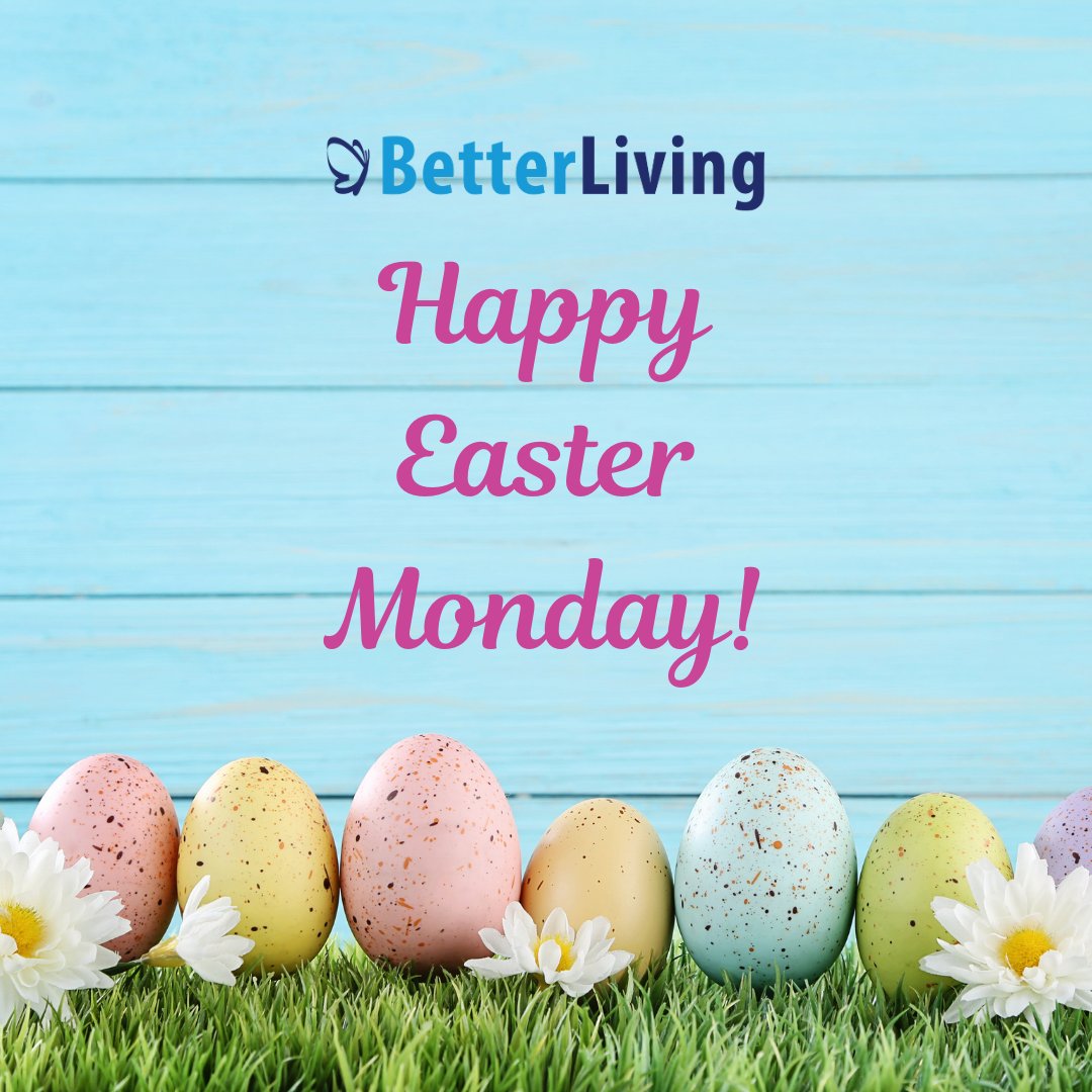 MyBetterLiving's tweet image. Happy Easter Monday from all of us at Better Living! 🌸
Wishing you a peaceful day filled with rest, renewal, and wellness. 💛
#EasterMonday #BetterLivingHealth #SpringWellness #Renewal #SelfCare
