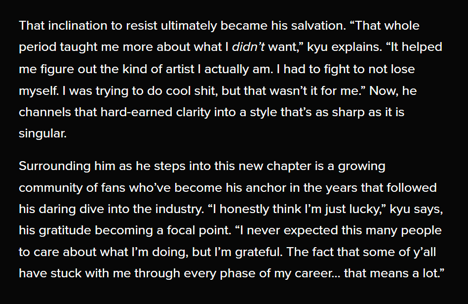 oh im bawling my eyes out... kyu u really deserved this much of love :(( thank you for debuting