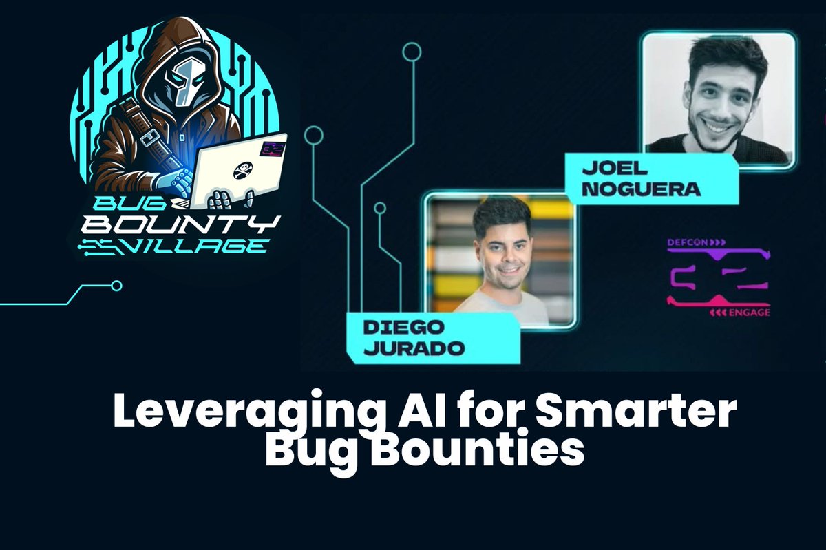 AI isn’t replacing bug bounty hunters anytime soon, but it’s getting surprisingly close.

In this DEF CON talk, Joel Noguera &amp; Diego Jurado (@xbow) show how they built agents that exploit real-world XSS, JWT, and CSRF bugs autonomously

youtu.be/YDsHI2acEVA

#BugBounty #DEFCON