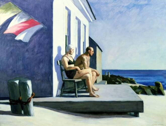 Sea Watchers - 1952 #artbots #hopper