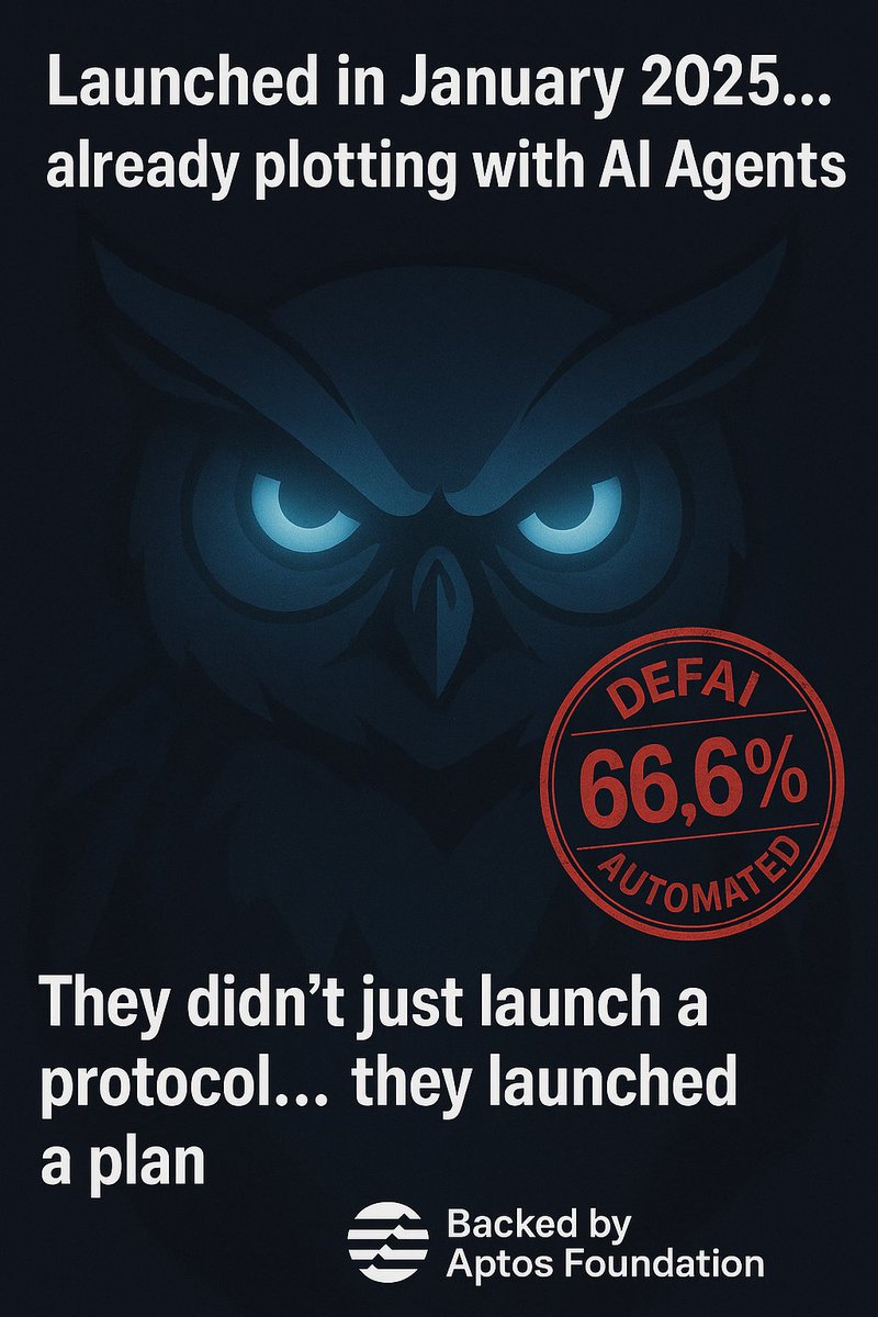 ππ©ππ’ππ£ ππππ£ π₯₯ (@uthmankhan0) on Twitter photo They launched more than just a protocolβ¦ they launched a masterplan.
Meet Noctra Protocol β where AI Agents & DeFi unite to automate the future.
Backed by <a href="/Aptos_Network/">Aptos Network (has moved to Aptos!)</a> powered by DeFAI.
#NoctraAI <a href="/Noctra_protocol/">Noctra Protocol</a> They launched more than just a protocol⦠they launched a masterplan.
Meet Noctra Protocol β where AI Agents & DeFi unite to automate the future.
Backed by <a href="/Aptos_Network/">Aptos Network (has moved to Aptos!)</a> powered by DeFAI.
#NoctraAI <a href="/Noctra_protocol/">Noctra Protocol</a>