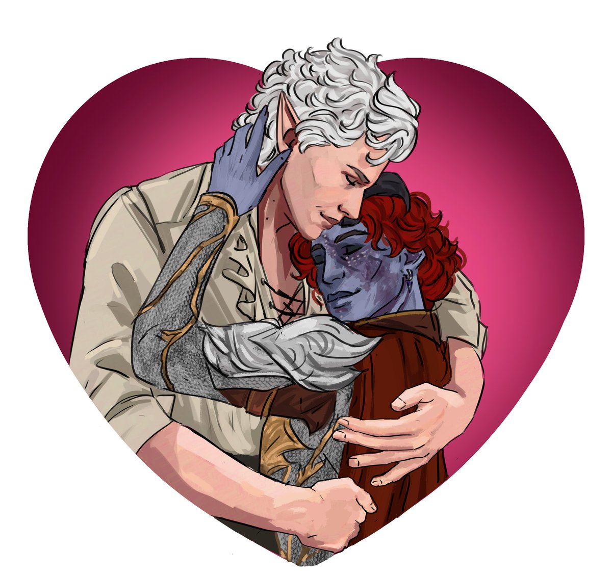 I couldn't be happier with my commission from <a href="/ReDreArt/">ReDreArt</a> 

Homos of my heart 🥰