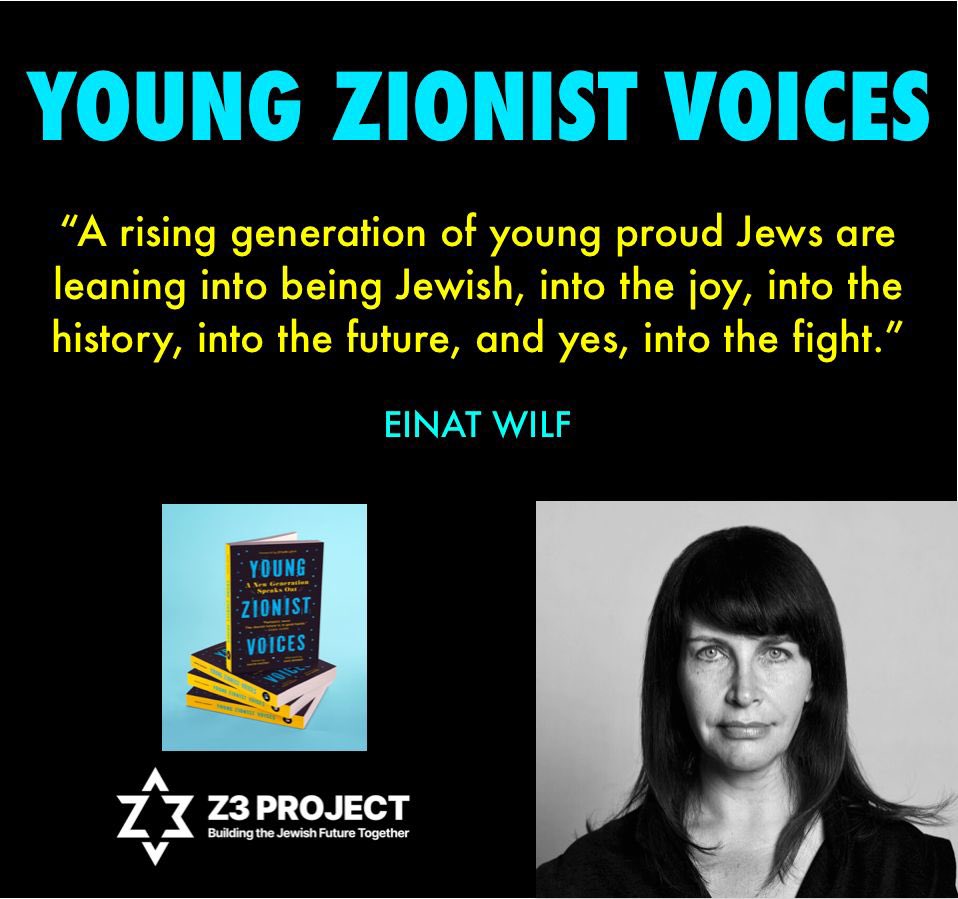 Thank you <a href="/EinatWilf/">Dr. Einat Wilf</a> for the lovely endorsement! <a href="/yzvoices/">Young Zionist Voices</a> <a href="/z3_project/">Z3_Project</a> link in reply