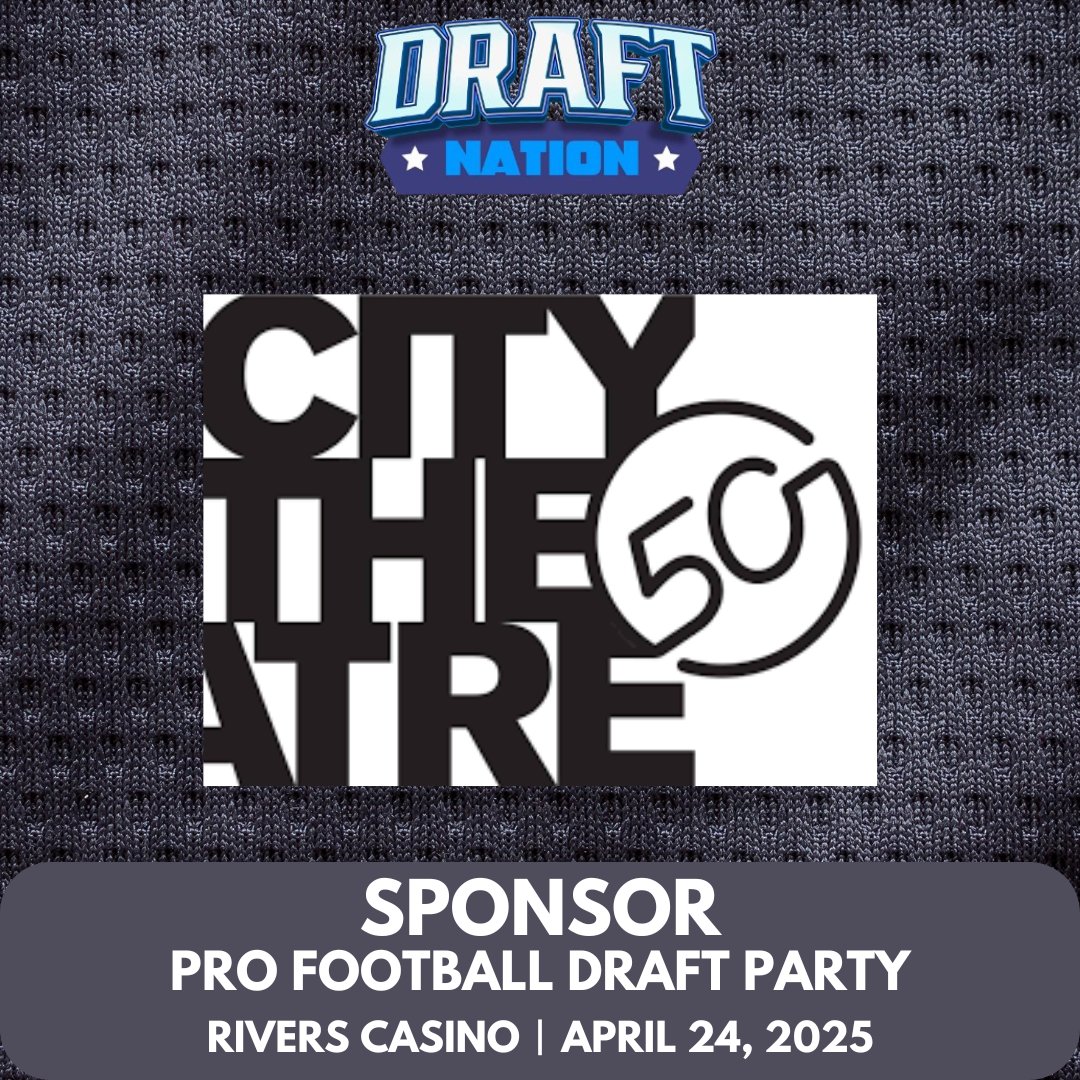 Draft Nation (@realdraftnation) on Twitter photo We’d like to express our gratitude to a sponsor of the Pro Football Draft Party – <a href="/City_Theatre/">City Theatre</a>. Thank you.
“City Theatre’s mission is to provide an artistic home for the development and production of contemporary plays of substance and ideas that engage and challenge a diverse We’d like to express our gratitude to a sponsor of the Pro Football Draft Party – <a href="/City_Theatre/">City Theatre</a>. Thank you.
“City Theatre’s mission is to provide an artistic home for the development and production of contemporary plays of substance and ideas that engage and challenge a diverse