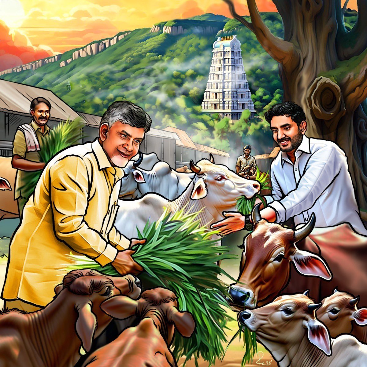 kpsarathyTDP's tweet photo. ముక్కోటి దేవతలకు ప్రతిరూపంగా భావించే గోవుల సంరక్షణకు ఎనలేని ప్రాధాన్యమిస్తున్న ఏపీ ప్రభుత్వం. శ్రీవేంకటేశ్వర గోసంరక్షణశాలలో పశు సంపద పరిరక్షణ కోసం ప్రత్యేక చర్యలు 

#HappyCowsAtTTD 

#KolusuParthasarathy #Nuzvid #ChandraBabuNaidu #PawanKalyan #TDP #NaraLokesh #AndhraPradesh #Janasena #KolusuNithinKrishna #IdhiManchiPrabhutvam