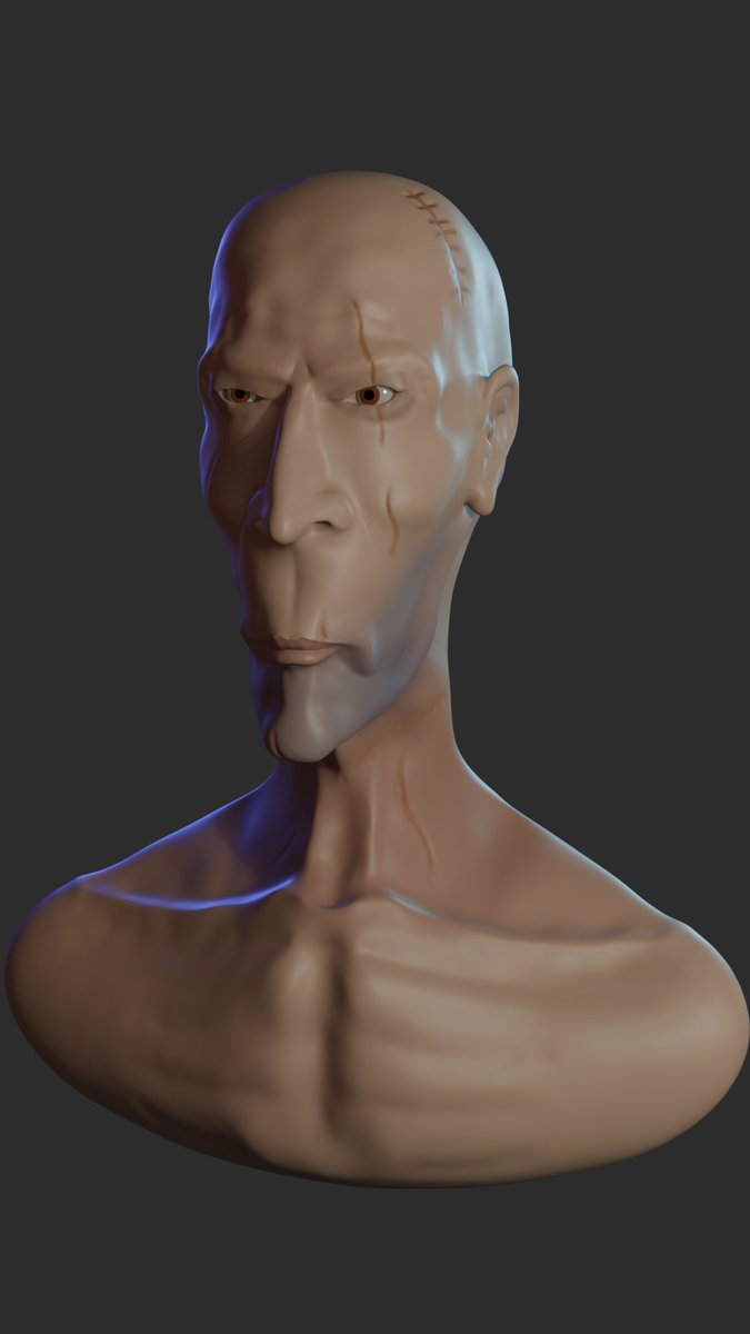 ArcadioLPR's tweet photo. Terminado el ejercicio de escultura en Blender #b3d #blender #3dsculpting #3dart #3Dartist https://t.co/NpKZi1wN86