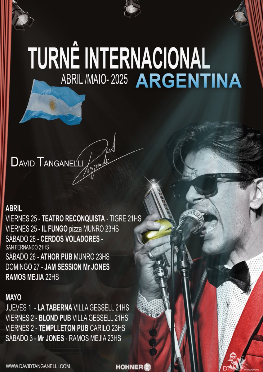 Nos Vemos Pronto Hermanos Queridos! 🇧🇷❤️🇦🇷. #tourargentina , #hohnerartist
