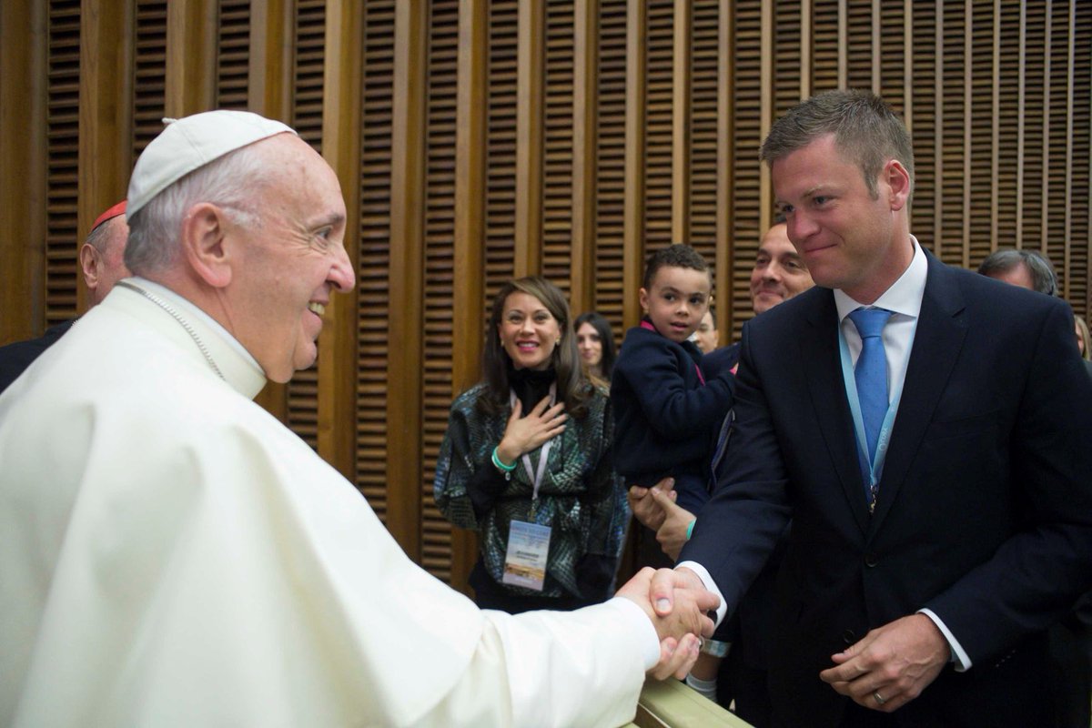 One of the great honors of my life was to be in his presence.   Rest in Peace, Pope Francis.