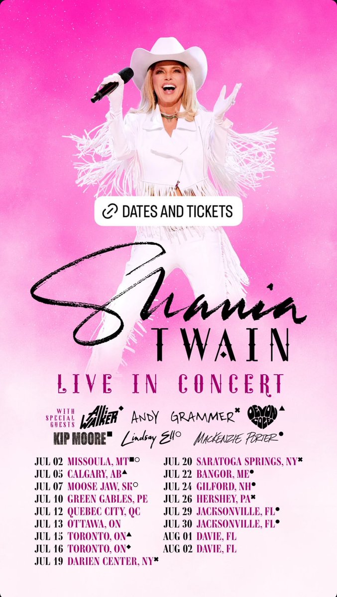 shaniabackup01's tweet image. I can't wait to hit the road this summer and celebrate what has been an incredible couple of years with you all!! f
And Florida, you guys are SO ready to party, we've added second shows in Jacksonville and Davie due to the demand!