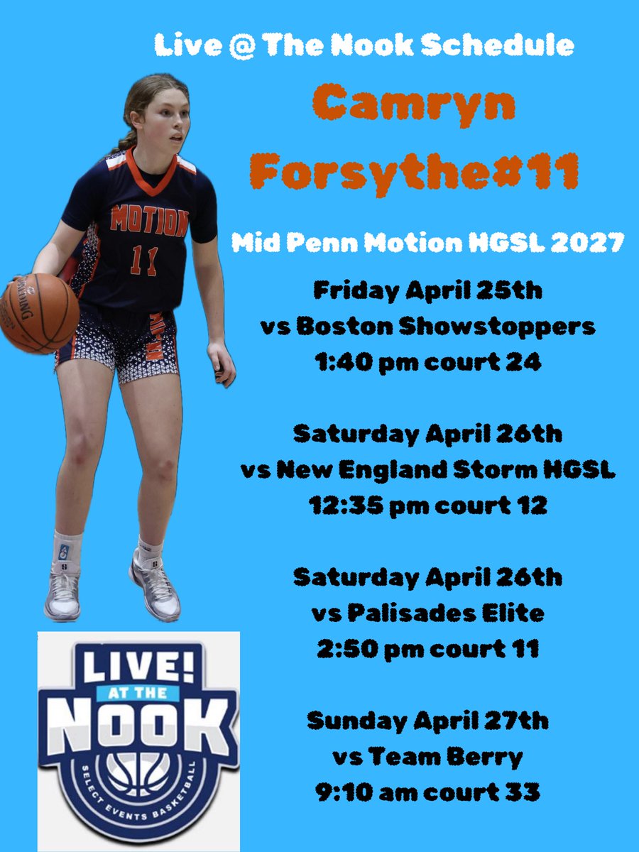 Cam Forsythe (@cam_forsythe11) on Twitter photo Excited to be back on the court with my <a href="/Motion2027/">Mid-Penn Motion 2027 (HGSL & HGPL)</a> teammates this weekend! Come check us out !! Excited to be back on the court with my <a href="/Motion2027/">Mid-Penn Motion 2027 (HGSL & HGPL)</a> teammates this weekend! Come check us out !!