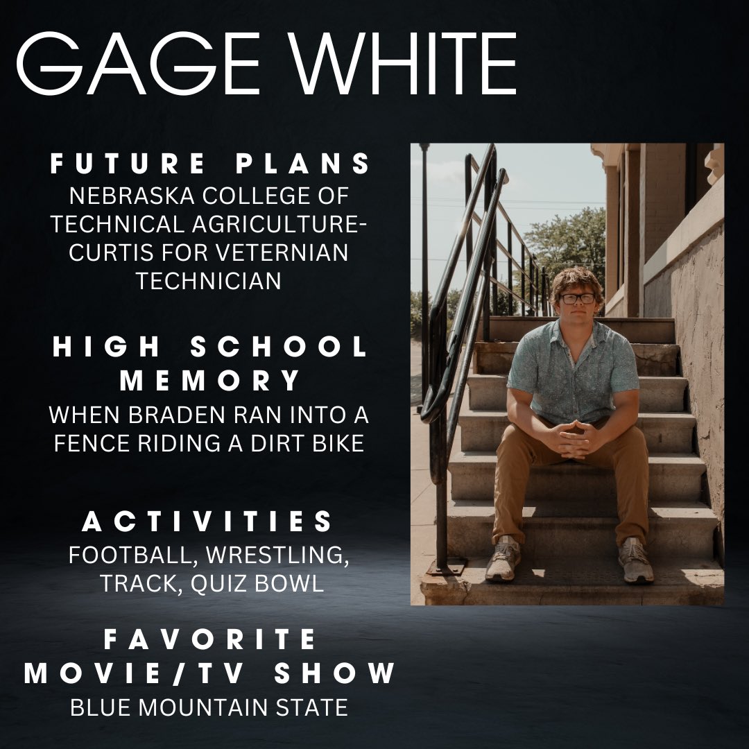 OvertonEagles's tweet image. This week’s Senior Spotlight ⭐️

Gage White