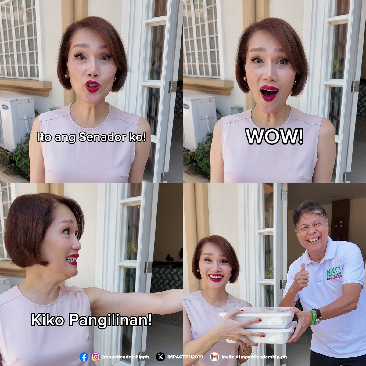 iMPACTPH2019's tweet photo. GERALDINE ROMAN BACKS KIKO IN TIKTOK VIDEO

House Committee on Women and Gender Equality Chairperson and Bataan 1st District Rep. Geraldine Roman appeared in a TikTok video with former senator Kiko Pangilinan on Monday, April 21, expressing her support for his Senate comeback.

"Ito ang senador ko! Wow! Kiko Pangilinan!" Roman said in the short clip, which was uploaded to social media the same day.