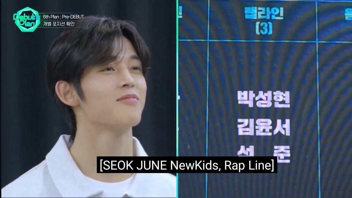 250421 SEOK JUNE Position was chosen by Starship Boards as part of &lt;RAP LINE&gt;!

#석준 #SEOKJUNE
#STARSHIP #Debuts_Plan #NewKids #뉴키즈 #SEOKJUNEGLOBAL