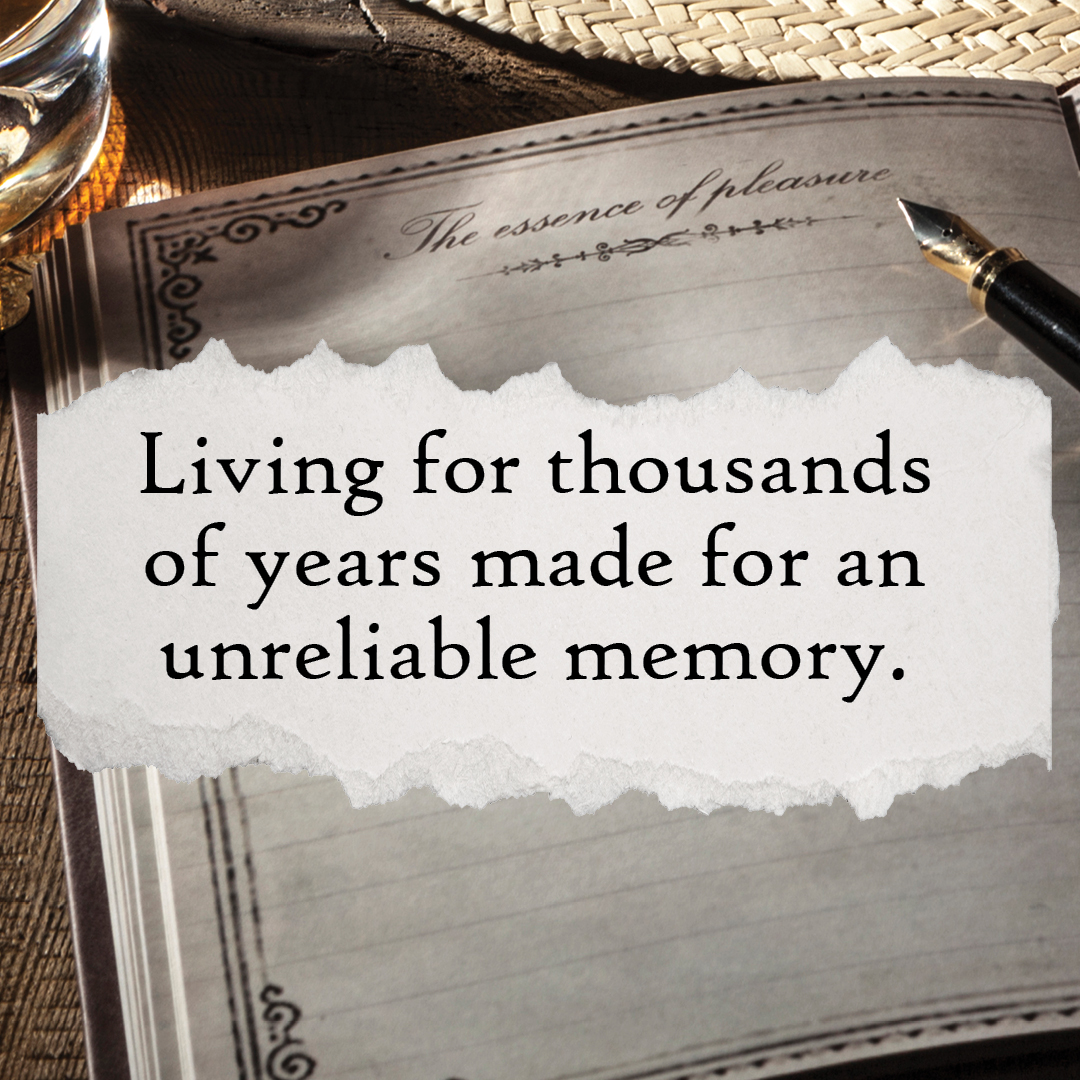 My WIP is a ✨secret✨, but here's a first line from one my of favorite past stories:

"Living for thousands of years made for an unreliable memory."

#7DaysofWritingMastery #FirstLine #WritingCommuinity.
