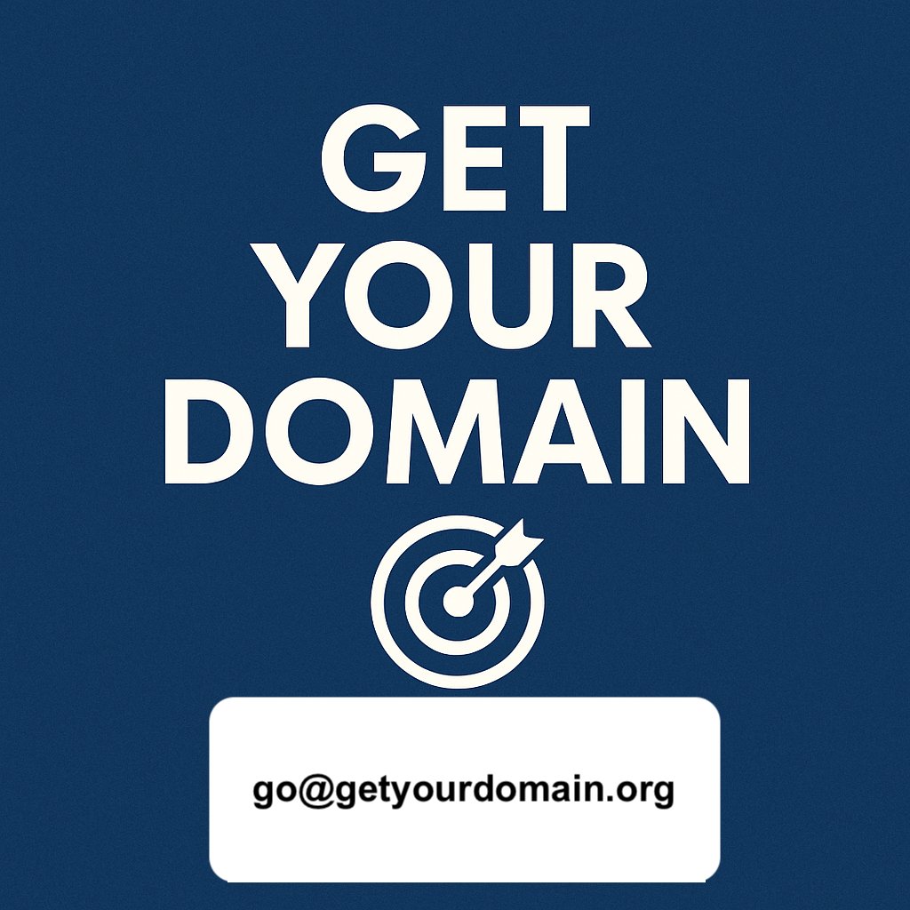🚀 Get Your Domain Today! 🚀

Looking to build your brand and online presence?
A great domain name is your first step toward success.

DM me for available premium .COM domains! 
#DomainNames #Branding #BusinessGrowth #OnlineSuccess #PremiumDomains #DigitalMarketing