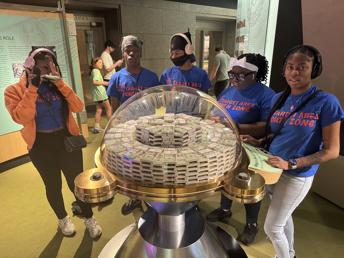TargetArea's tweet image. Big thanks to our friends at The McCormick Foundation!
Because of their support, the TADC Youth Zone took a powerful trip to the Federal Reserve—an inspiring experience that brought financial education to life
We're proud to keep the learning going as we celebrate.
