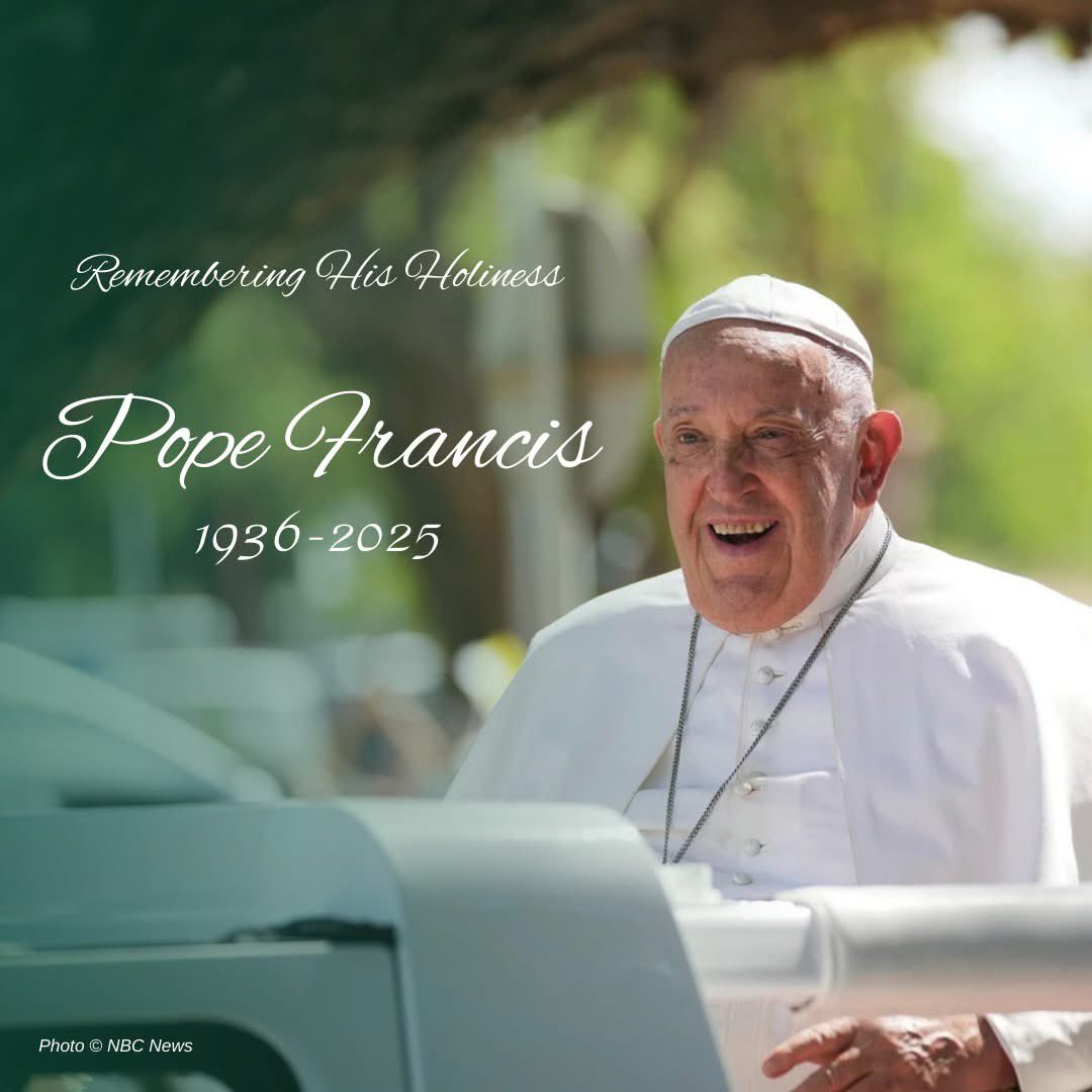 It is with deep sadness that we join the Catholic community in mourning the passing of our beloved Pope Francis. Throughout his papacy, Pope Francis embodied many of Catholic High's Franciscan values, especially those of our patron saint, St. Francis of Assisi.✨