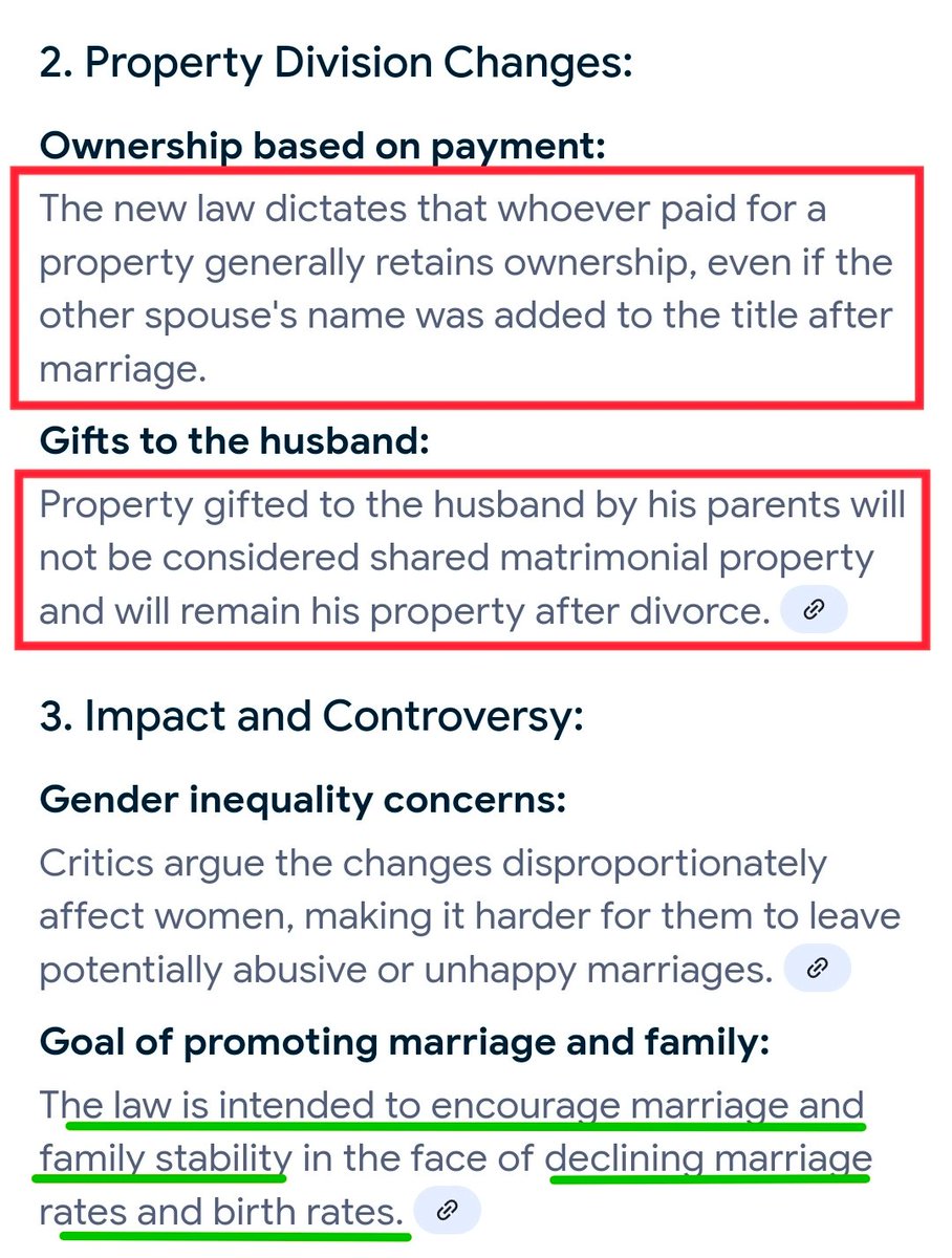 Smash_Gynocracy's tweet image. China passed a new divorce law.
> No division of husband's property
after divorce ✅
> No spousal maintenance ✅
> Joint child custody ✅
This could never happen in the Bhim Feminist Republic of India.🚫