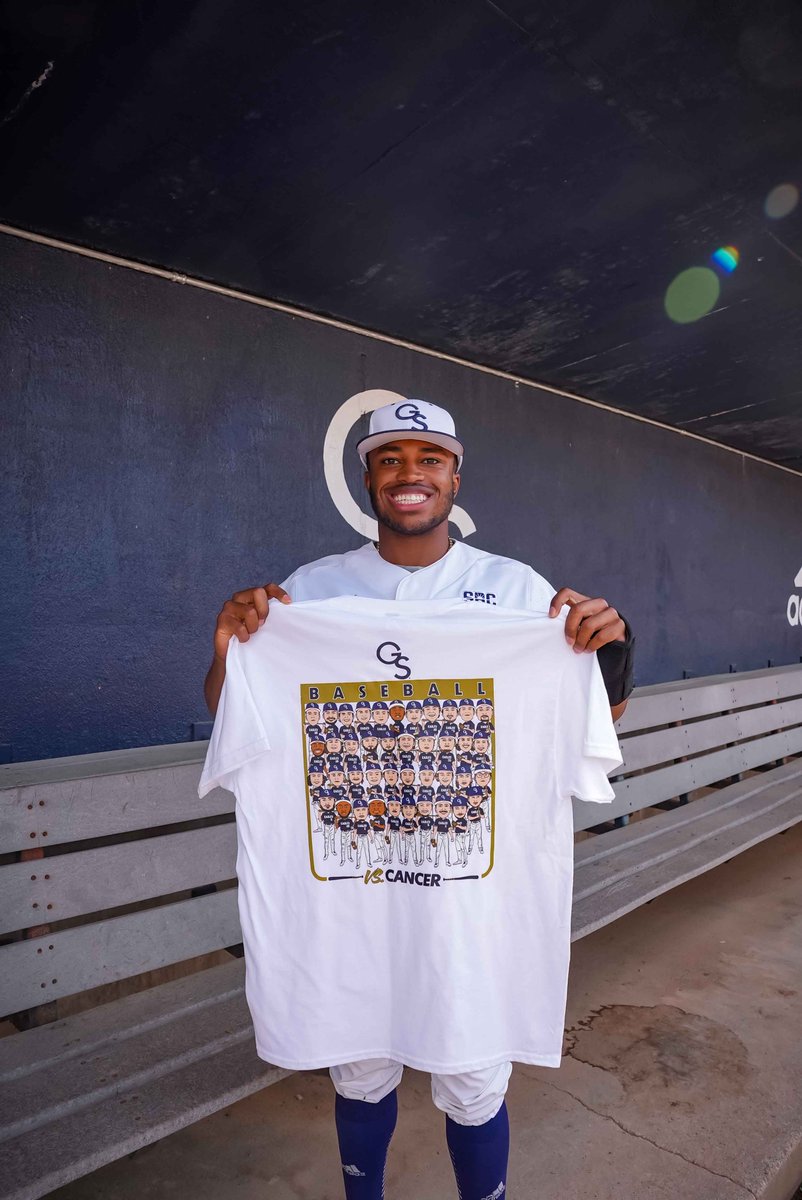 Georgia Southern Baseball (@gsathletics_bsb) on Twitter photo Pre-order your official <a href="/Vs_Cancer/">Vs. Cancer</a> Player's Tee now as all NIL proceeds will go directly to the Pediatric Brain Tumor Foundation to support their vital work. ⚾️👕
To Donate: gseagles.com/vsCancer
Shirt Link: gseagles.com/vsCancerShirt
#HailSouthern Pre-order your official <a href="/Vs_Cancer/">Vs. Cancer</a> Player's Tee now as all NIL proceeds will go directly to the Pediatric Brain Tumor Foundation to support their vital work. ⚾️👕
To Donate: gseagles.com/vsCancer
Shirt Link: gseagles.com/vsCancerShirt
#HailSouthern