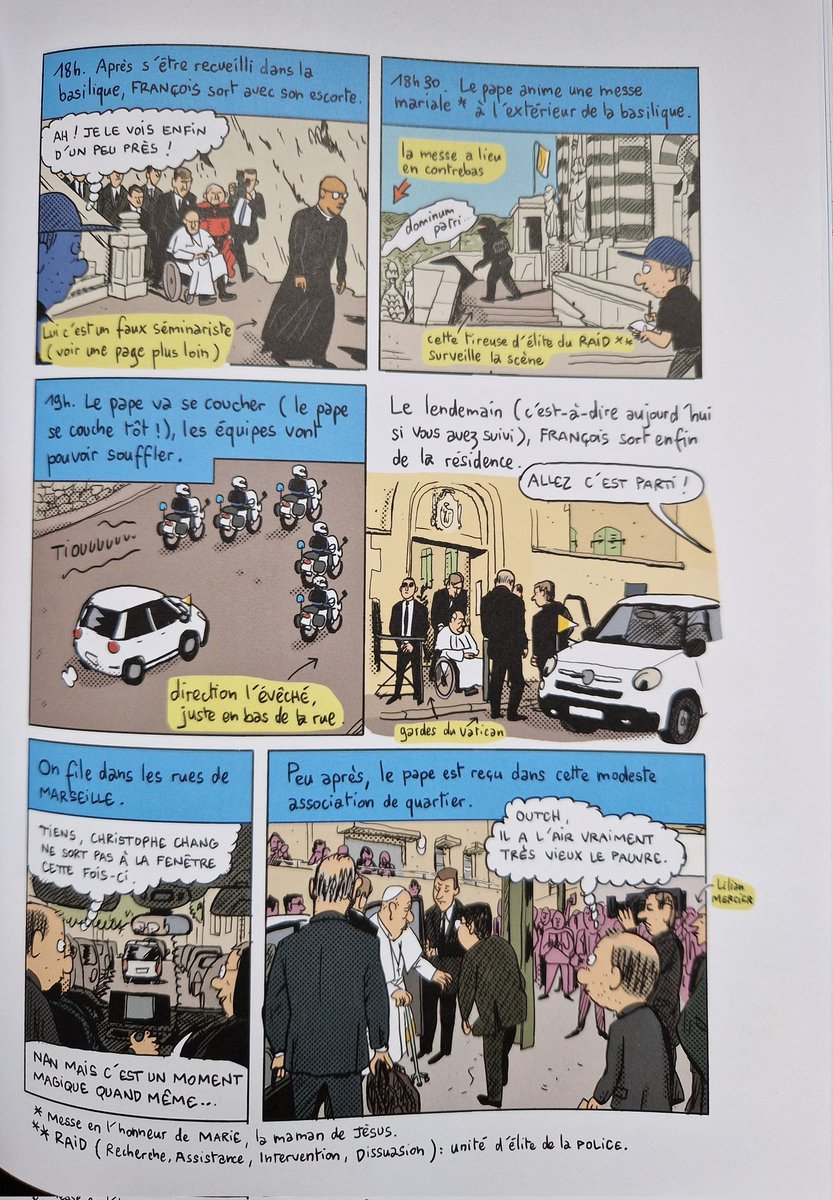 Dans "A l'intérieur" chez Charivari, Mathieu Sapin raconte sa rencontre furtive avec le pape François.