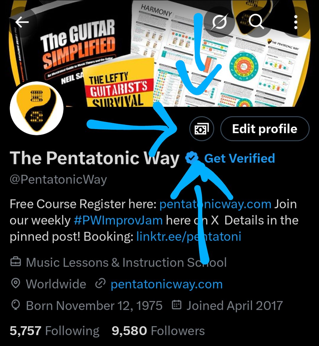 PentatonicWay's tweet image. I&apos;m going to leave my virtual guitar case open! 🎸😃

If you like the #PWImprovJam you can now tip the host! 

If the mini Pentatonic lessons are helpful,
If the memes are entertaining,
If I&apos;ve taught you a new riff,
If you&apos;re a fan of the Beatles songs,
Please click to support!