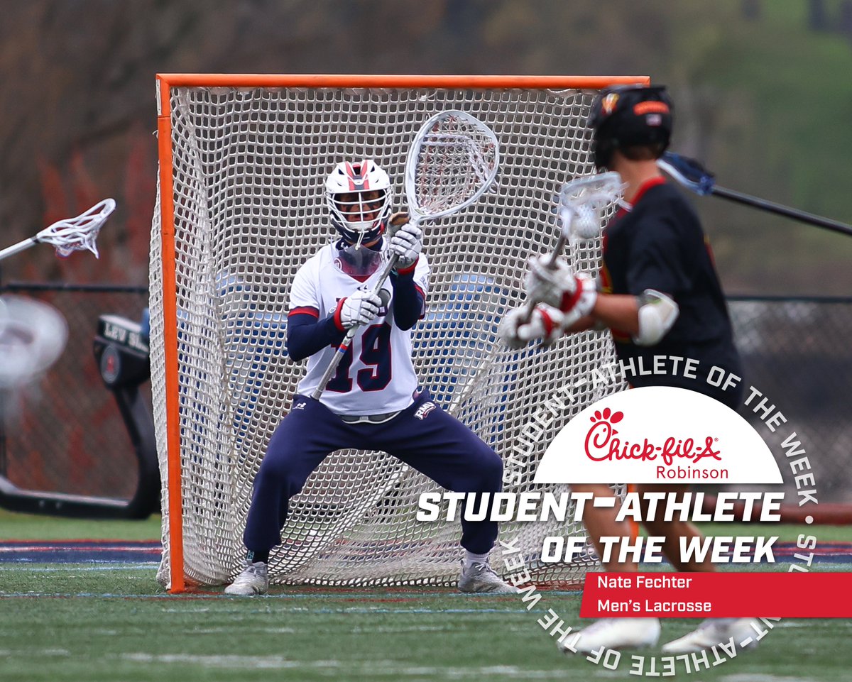 RMUAthletics's tweet photo. This week's @CFARobinson Student-Athletes of the week are:
🥍 @sydneyriker | @RMUWLacrosse 
���� @natefechter | @RMUMLacrosse https://t.co/Owd6VfGTWf