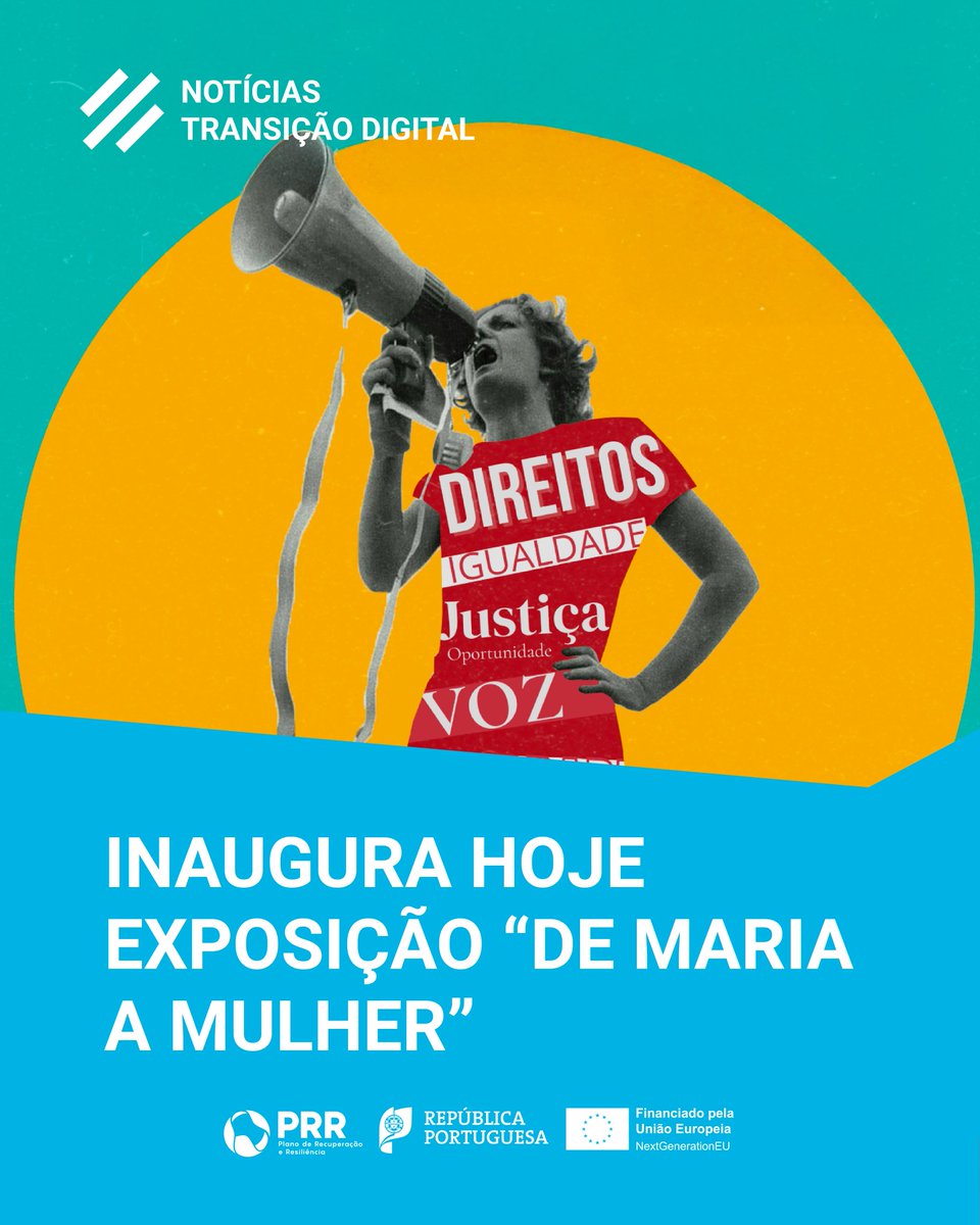 Pode, a partir de hoje, ver o percurso das mulheres em Portugal desde o período posterior à Revolução de Abril até à atualidade. A exposição promove um melhor acesso e visibilidade à documentação histórica #prr #transicaodigital #nextgenerationEU