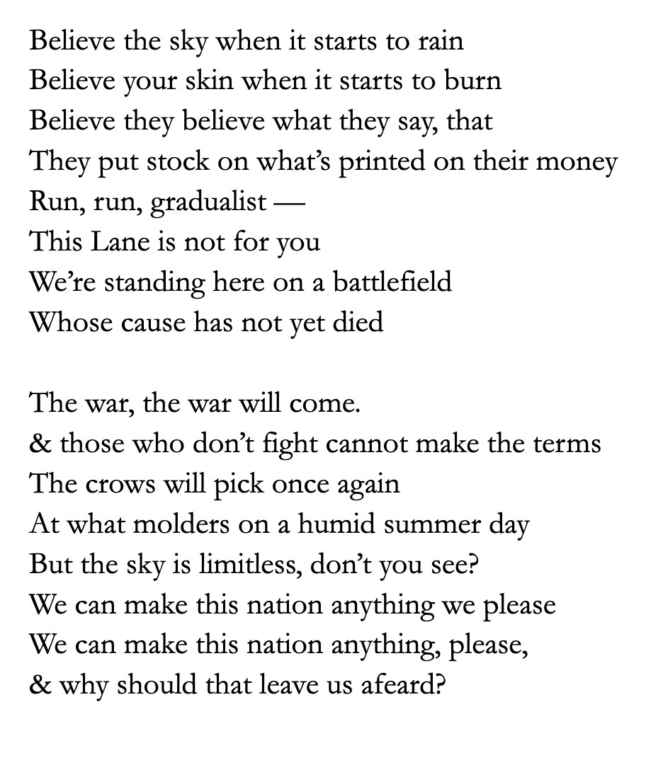 _AllenWarren_'s tweet image. Wrote this after visiting some Civil War sites last month

#poetry #poetrytwitter  #harpersferry #antietam