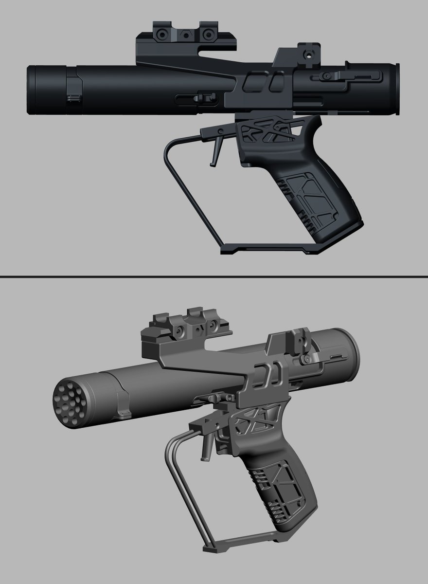 Ospery_Chen's tweet photo. This is the project I'm currently working on.A bunch of underwater weapons. Includding all the types of underwater bullets I can think of. You guys will be able to see the final version very soon.Hope you like it. https://t.co/kwhANuy6aj