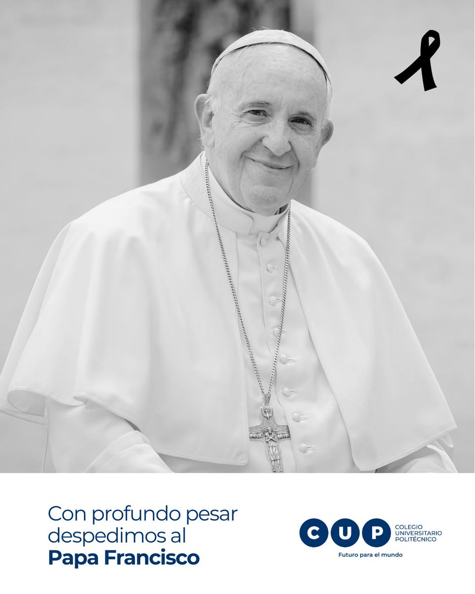 Con profundo pesar despedimos al Papa Francisco.

Su humildad, cercanía y compromiso con los más vulnerables dejaron una huella imborrable en la historia de la Iglesia y en el corazón de millones de personas alrededor del mundo.