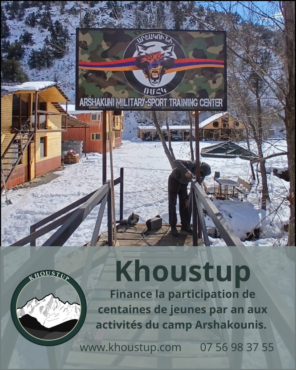 khoustup's tweet image. Rejoignez koustup.com pour permettre la construction d'infrastructures nécessaires à la jeunesse arménienne !