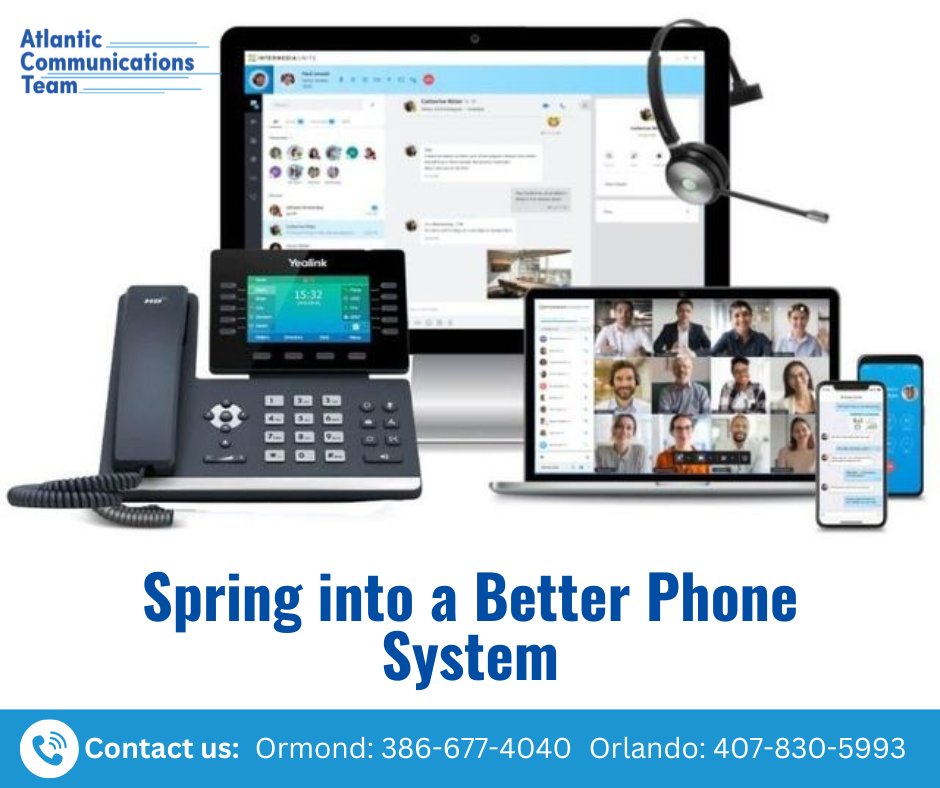 aboutact's tweet photo. Spring into a Better Phone System! ☎️ Is your phone system outdated? Switch to a cost-effective and efficient VoIP or on-premise system tailored to your needs this April.

🌐 https://t.co/eIqH6JfsoO

#BusinessPhones #VoIPSolutions #ACT #SpringUpgrade https://t.co/nv5mzsctwS