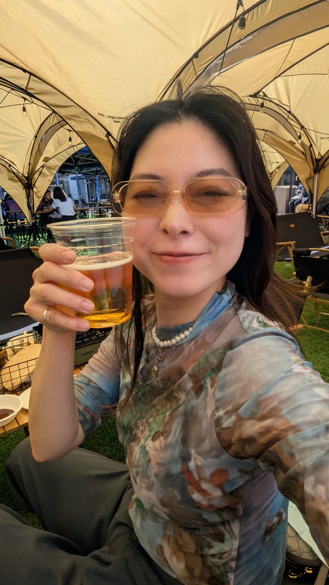 昼からビアガーデン最高🍺