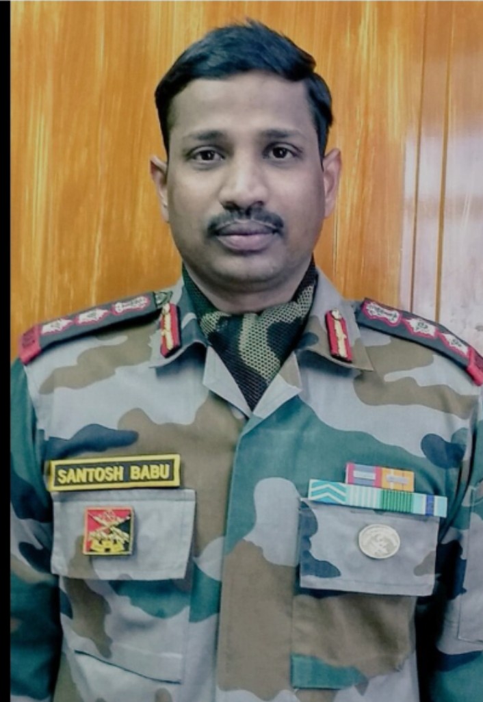 Colonel Bikkumalla Santosh Babu who sacrificed his life for Bharatiyas was from the Bihar regiment and a Kannadiga