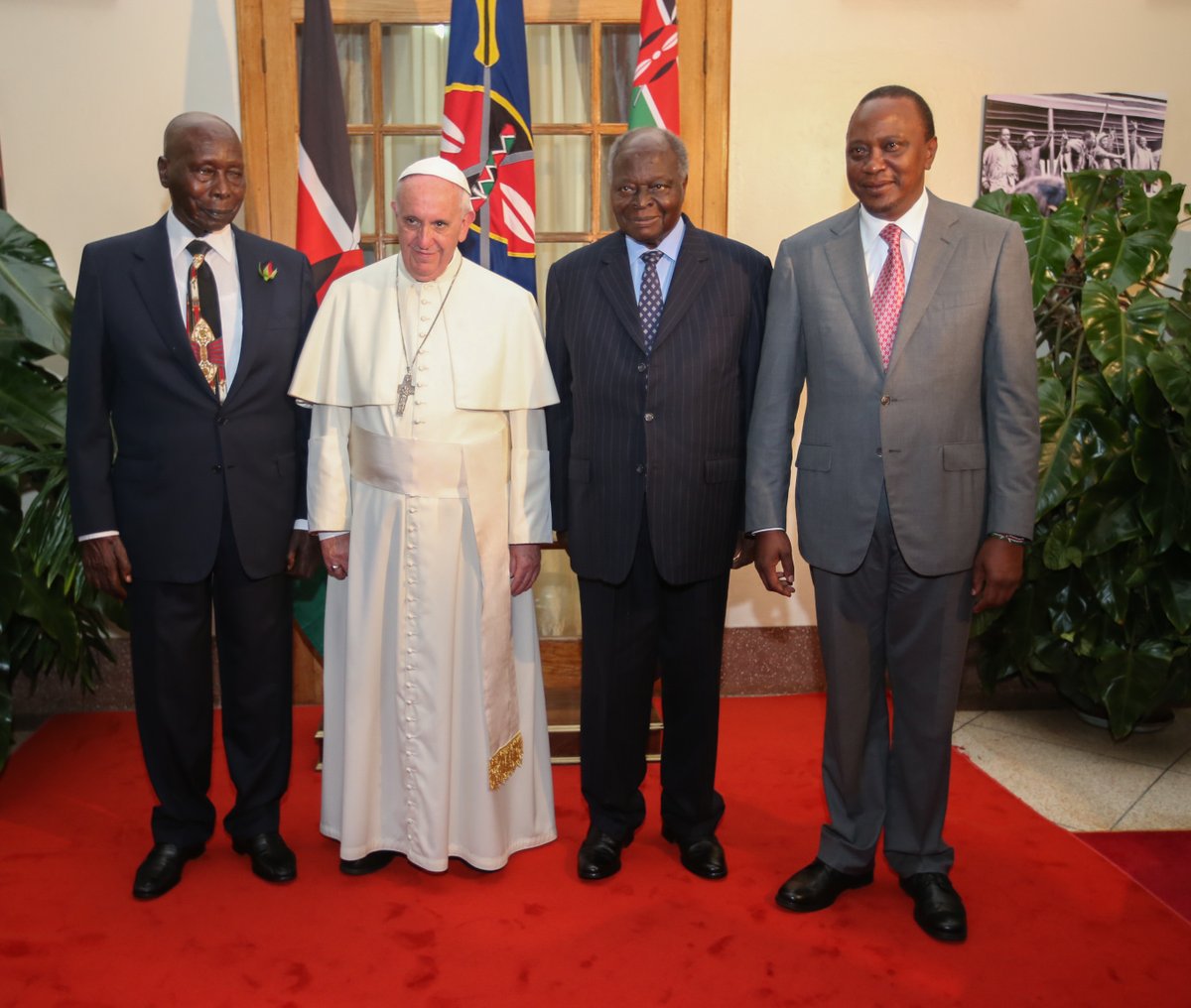 His Holiness Pope Francis' visit to Nairobi remains etched in our national memory as a divine moment when thousands of Kenyans from all faiths gathered, united by his powerful call to be "protectors of God's creation" and builders of a more just society. The world has lost not