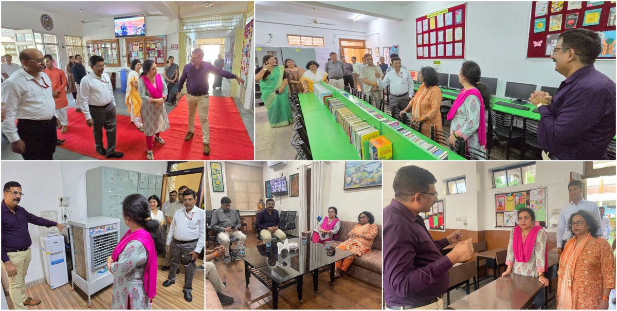 PMSHRIkv2indore's tweet image. Ms. Nidhi Pandey, Commissioner KVS(HQ), visited PM SHRI KV No.2 BSF. She observed the infrastructure &amp;amp; facilities under the PM SHRI Scheme. She guided the Vidyalaya by giving her valuable suggestions &amp;amp; appreciated the effort taken by the Vidyalaya under the PMSHRI Scheme.