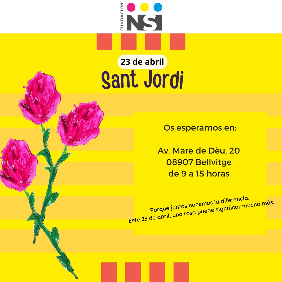🐲🌹¡¡¡¡Os esperamos este miércoles 23 de abril en Bellvitge!!!!🐲🌹

#SantJordi2025
