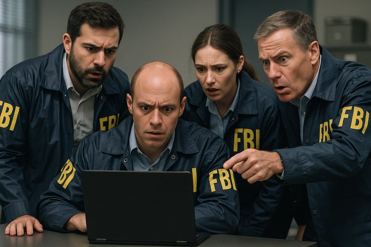 I_HateFeds's tweet photo. @infosec_fox "Get in here John! Look at these dumb motherfuckers!" https://t.co/uQYOEmyX8W