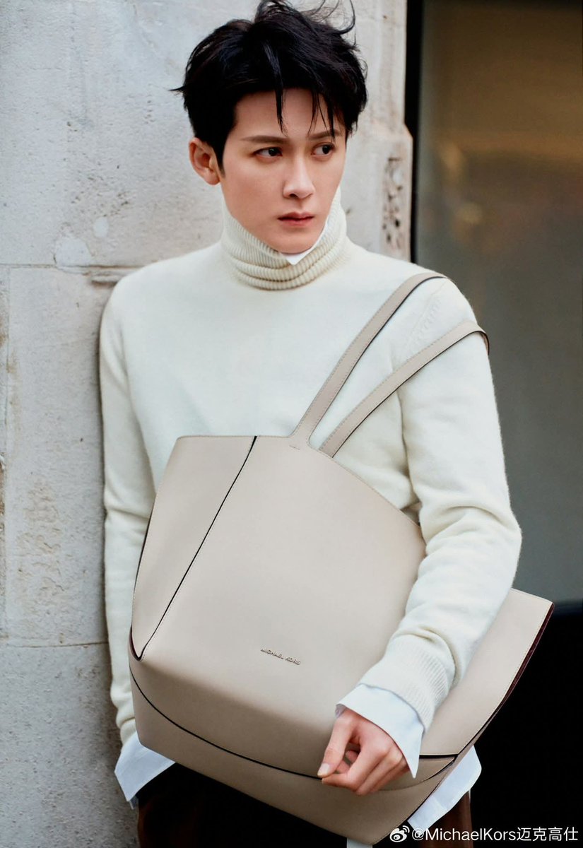 Tan Jianci showcases Michael Kors' new oversized JORDI collection