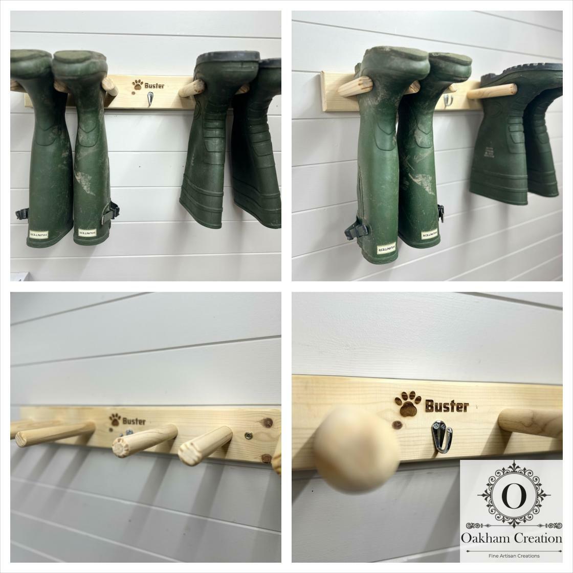 Oakhamcreations's tweet image. Exquisite! Captivating! Elevate your style with Personalized Wellington Boot Rack with Dog's Name Inscription, available for a limited time at the incredible price of £46.20
etsy.com/listing/156216…
#BootRack #WellingtonBootRack
