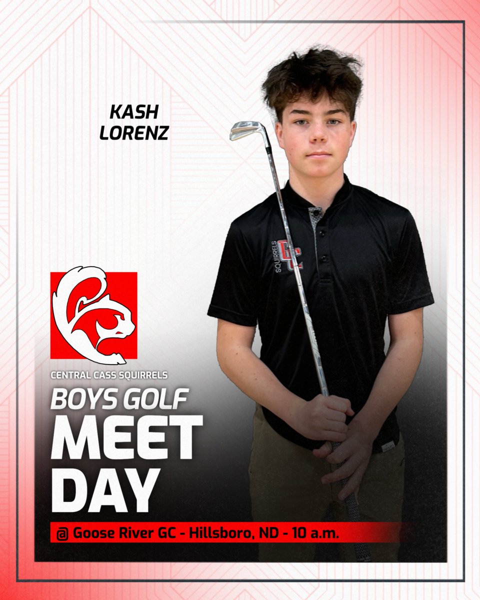 Squirrels Boys Golf back at it today in Hillsboro at Goose River GC. Good luck boys! #squirrelpride