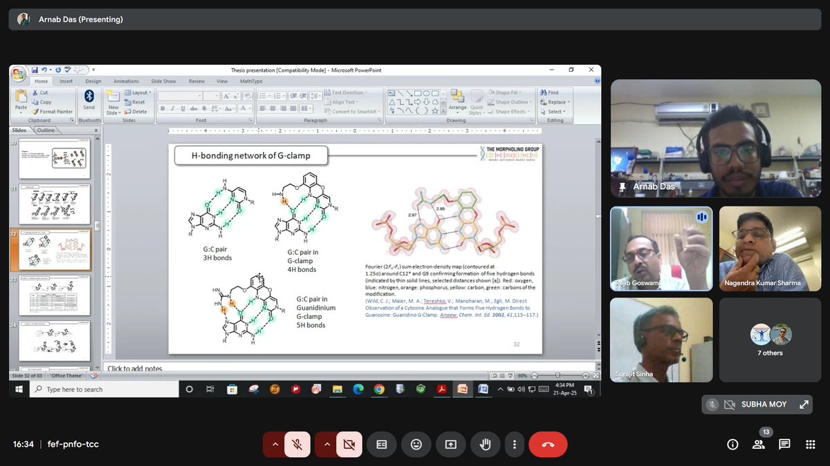 The Morpholino Group (@morpholinolab) on Twitter photo The brand-new doctor in the house!!! Heartiest congratulations to <a href="/AD_morpholino/">Arnab Das</a>💐 for becoming the 18th Dr. with his successful thesis defense from the
<a href="/MorpholinoLab/">The Morpholino Group</a> ✌️<a href="/iacskolkata/">Indian Association for the Cultivation of Science</a> The brand-new doctor in the house!!! Heartiest congratulations to <a href="/AD_morpholino/">Arnab Das</a>💐 for becoming the 18th Dr. with his successful thesis defense from the
<a href="/MorpholinoLab/">The Morpholino Group</a> ✌️<a href="/iacskolkata/">Indian Association for the Cultivation of Science</a>