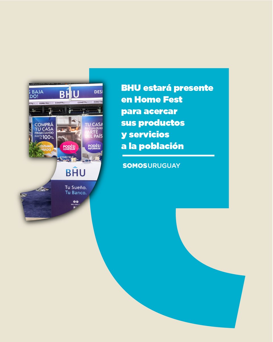 BHU estará presente en Home Fest para acercar sus productos y servicios a la población

NOTA COMPLETA: lnkd.in/ejyMxi3x