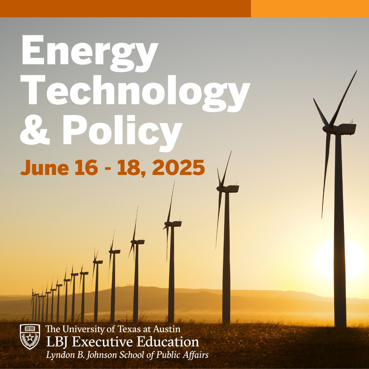 Energy is at the heart of global change, &amp; understanding it is crucial for today’s leaders.⚡

Join us this June at the Energy Technology &amp; Policy Conference, where innovative tech meets climate policy to shape the future of energy leadership.

🔗Register: lbj.utexas.edu/energy-technol…