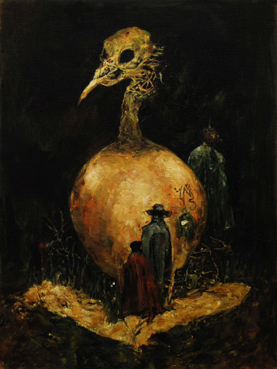 andresdelvecc's tweet image. Gm 👁️‍🗨️

THE GOLDEN GOOSE
Oil on canvas