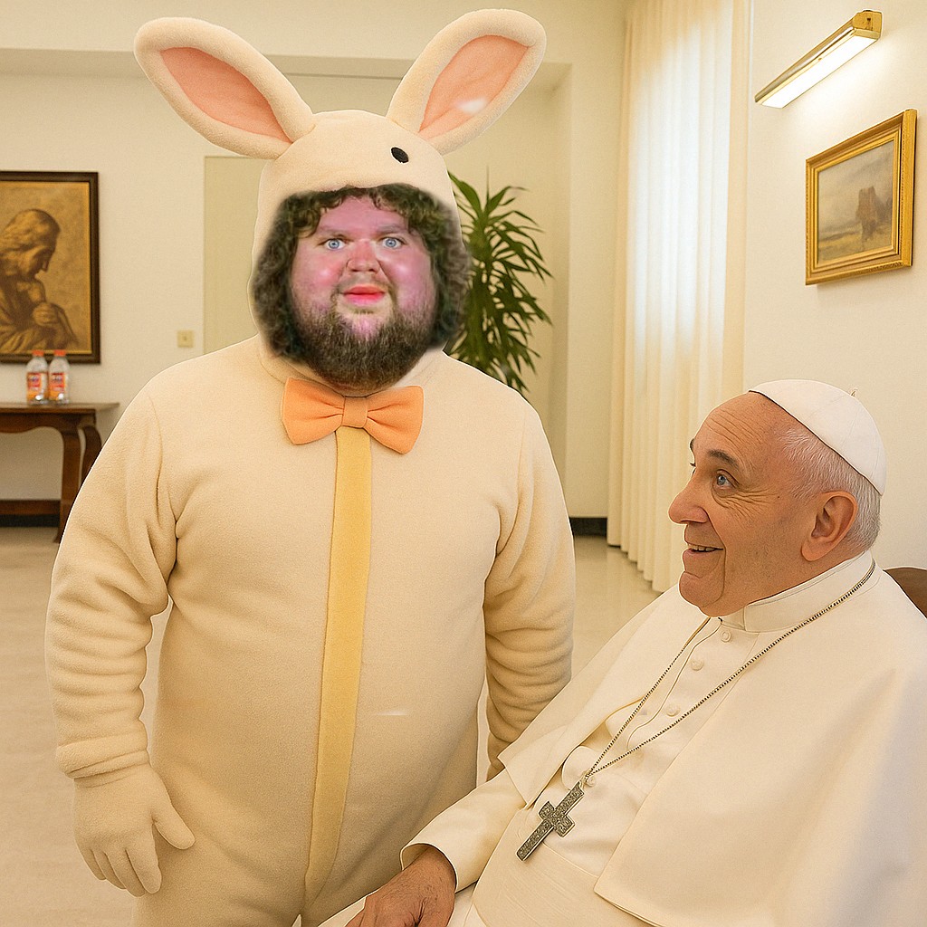 RocketArchive's tweet image. Can't believe this is the last thing the Pope saw before he passed.